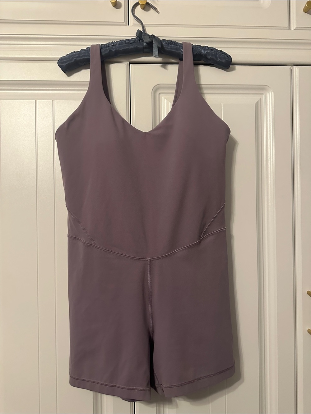 Lululemon Nulu Align Bodysuit  / Onesie 6” - Size 12 - Purple Ash - Like New